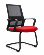 Lunex Sleek Mesh Visitor Conference Chair - Image 3