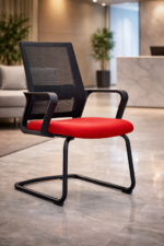 Lunex Sleek Mesh Visitor Conference Chair